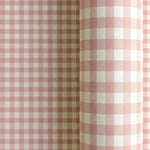 Papel de Regalo 70 cm x 2 m Vichy Rosa Pastel