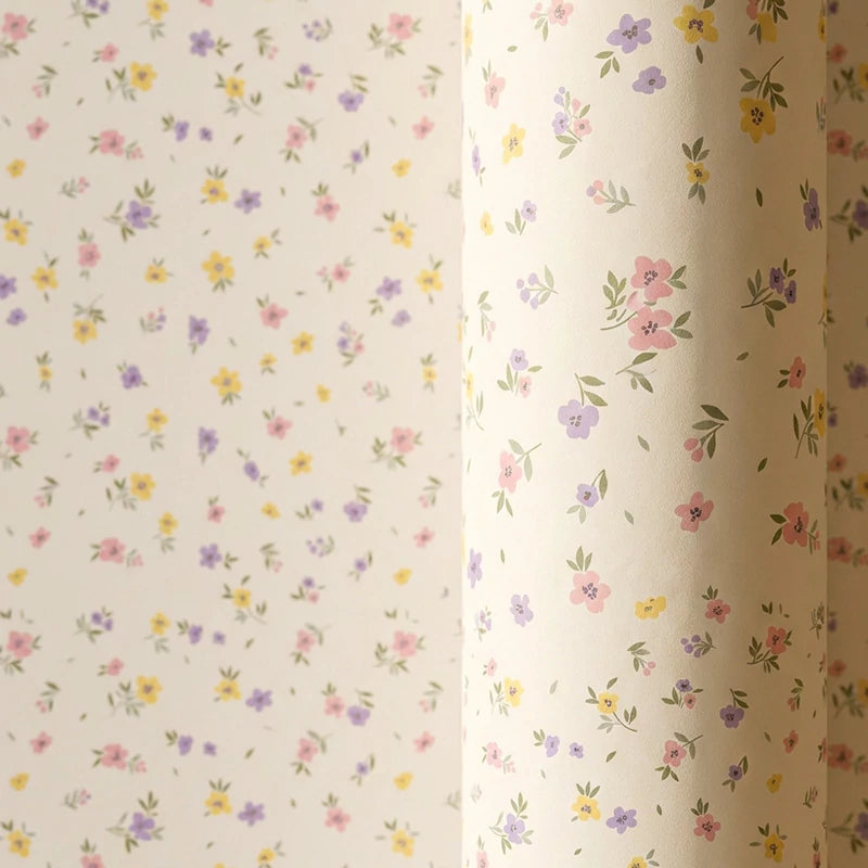 Papel de Regalo 70 cm x 2 m Lavanda Floral