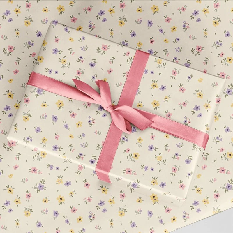 Inspiracion con Papel de Regalo 70 cm x 2 m Lavanda Floral