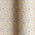 Papel de Regalo 70 cm x 2 m Lunares Multicolores