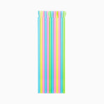 Pajita Cuchara Plástico PP Reutilizable 20 cm Multicolor (25 uds)