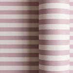 Papel de Regalo 70 cm x 2 m Rayas Rosa Pastel y Blanco