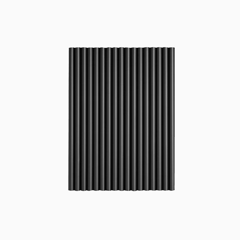 Paille Mojito Réutilisable en Plastique PP 15 cm Noir (250 unités)