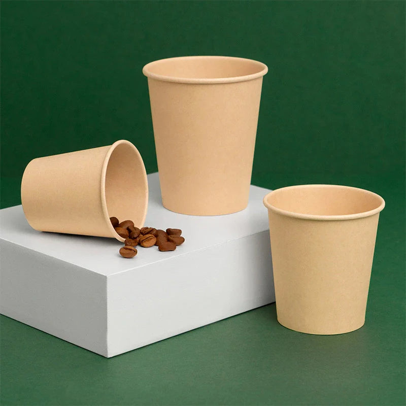 Vaso Cartón + PE 80 cc Kraft Take Away (35 uds)