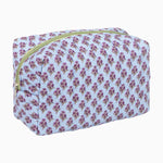 Neceser Algodón Estampado 24 x 12 x 16 cm Flor Botanical Verde