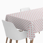 Rollo Mantel Estrellas Rojo 1,20 x 1,80 m Blanco
