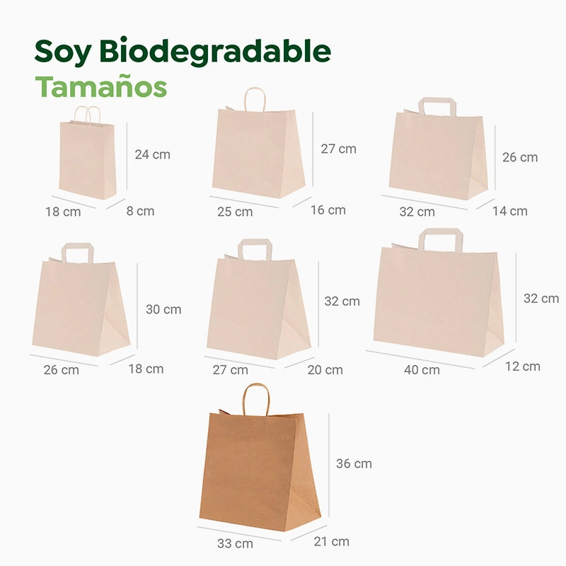 Papier Kraft 31 x 21 x 32 cm