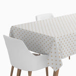 Rollo Mantel Estrellas Crema 1,20 x 1,80 m Blanco