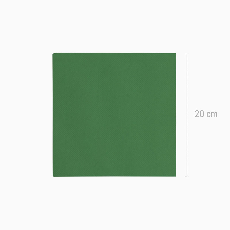 Tovaglioli di carta Premium 40 x 40 Verde scuro