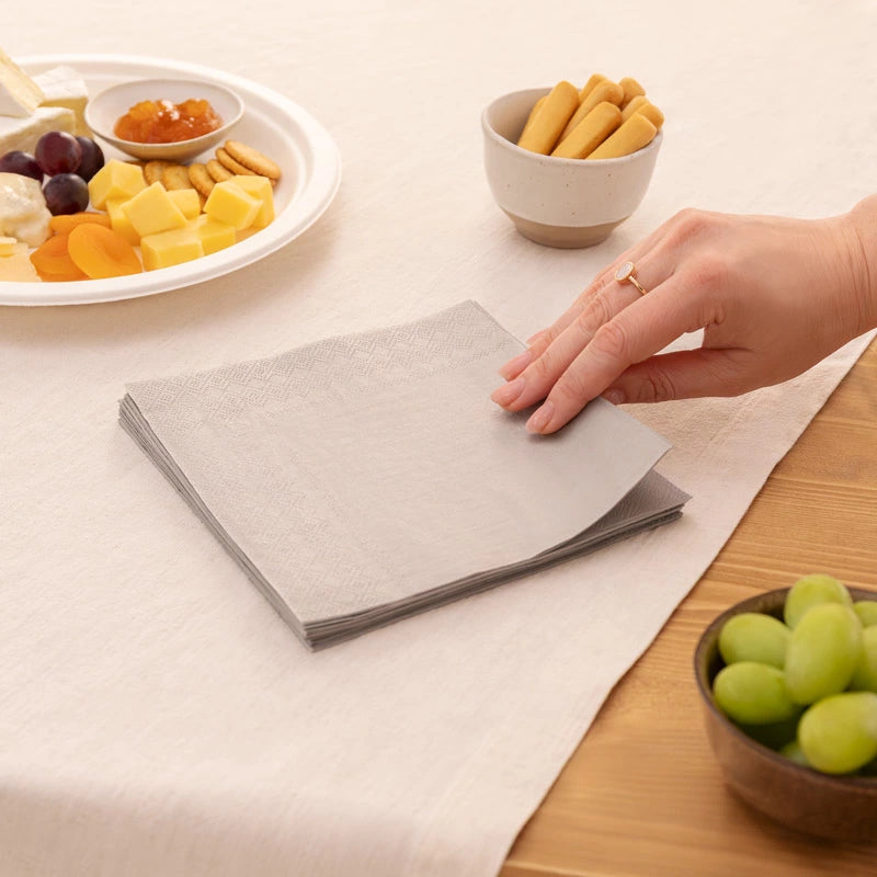 Inspiracion con Paper Napkins 25 x 25 Metallic Silver