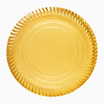 Bandeja de papelão redonda metálica extra Ø 35 cm de ouro