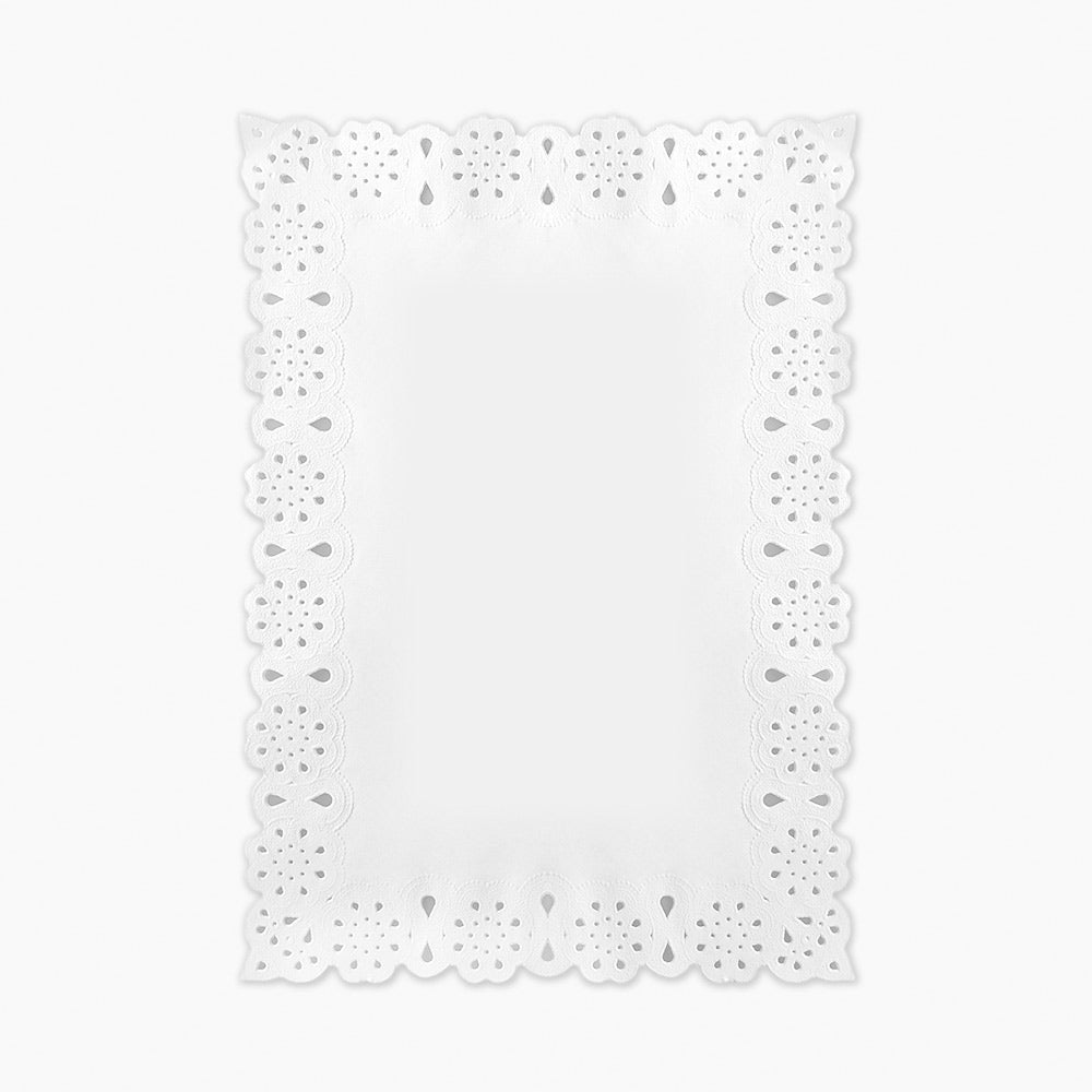 Rectangular paper block 34 x 41 cm white