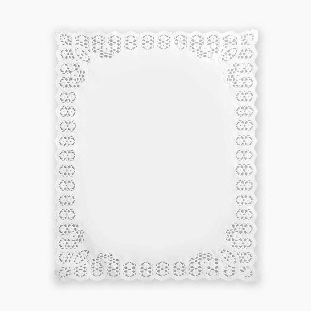 Rectangular paper block 37 x 44 cm white