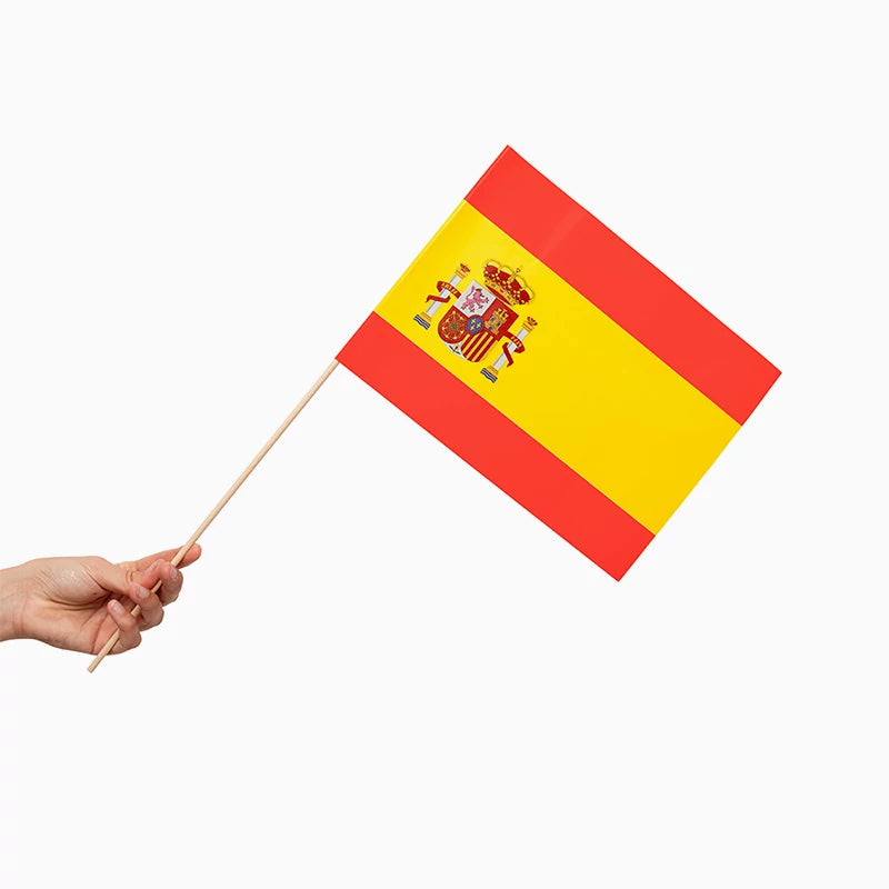 Inspiracion con Drapeaux à main 20 x 30 cm Espagne