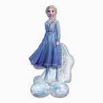 Ballon avec base en aluminium Elsa Frozen 76 x 137 cm (sans hélium)