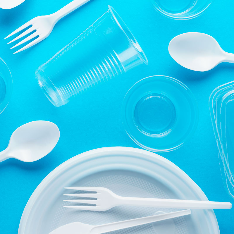 Plato Llano Redondo Plástico PS Reutilizable Ø 20.5 cm Blanco (25 uds)