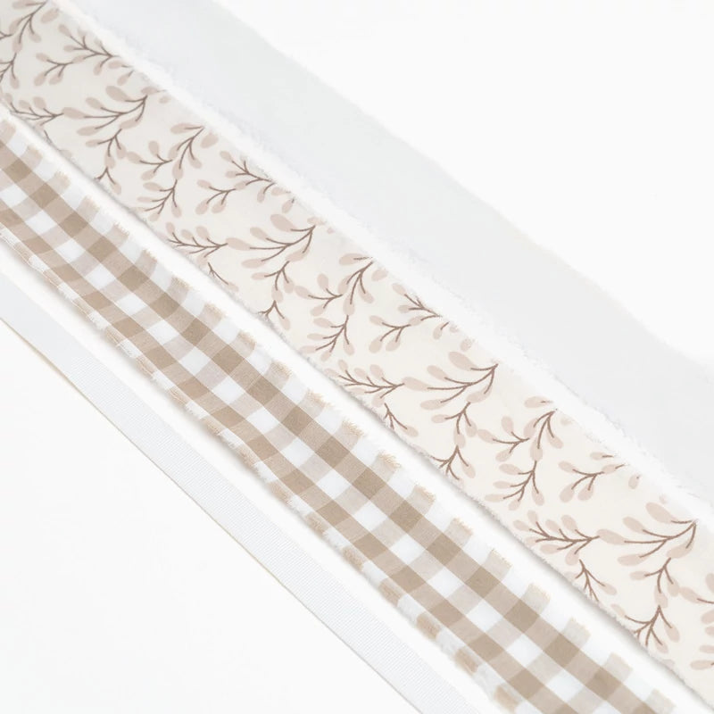 Inspiracion con Globo Jumbo 60 cm Nude Pastel Telas Vichy y Floral Nude Personalizado Vinilo Oro