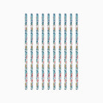 Pajitas Cartón 19.7 cm Liberty Azul