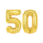 Globo Foil 50 Cumpleaños Oro