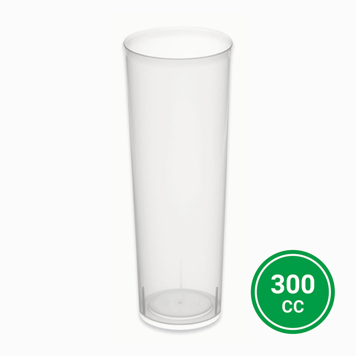 Vidro de tubo transparente de 300cc