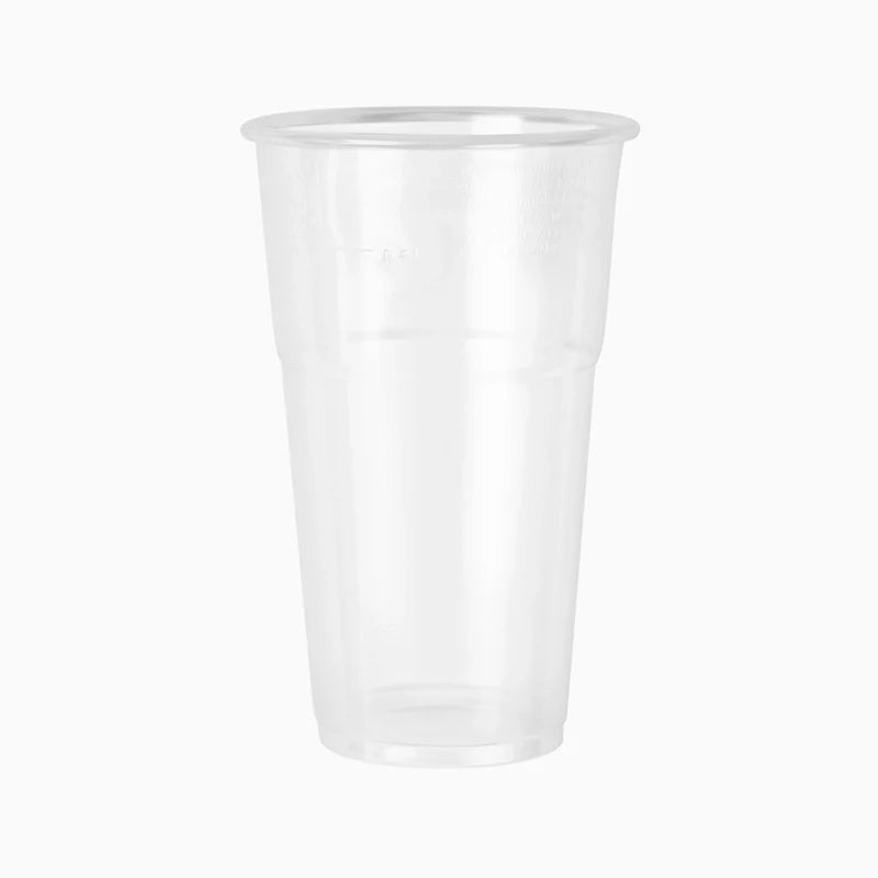 Vaso Pinta Plástico PP Irrompible 600 cc Transparente (50 uds)