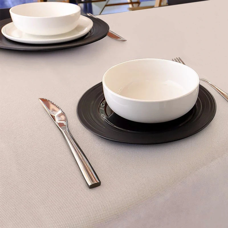 White 1 x 1 m square TNT tablecloth (50 units)