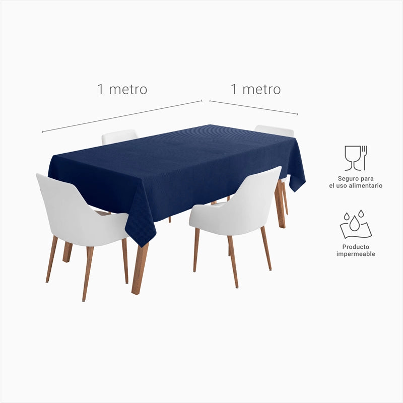 Mantel TNT Cuadrado 1 x 1 m Azul Marino