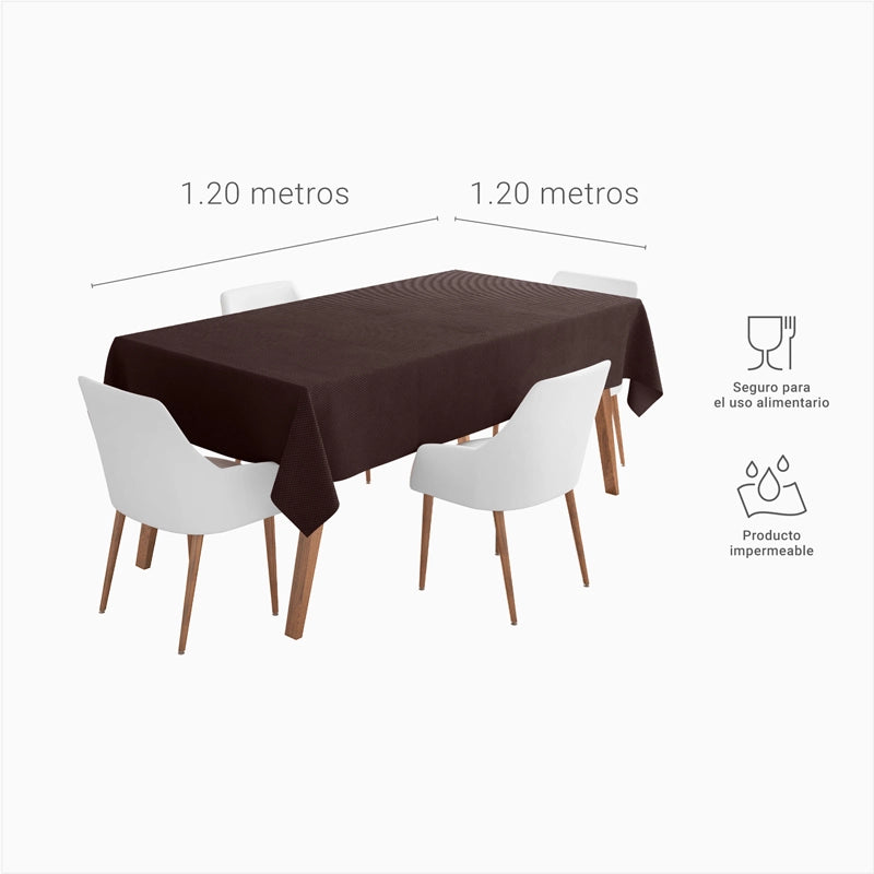 Square TNT TNT 1.20 x 1.20 m Brown