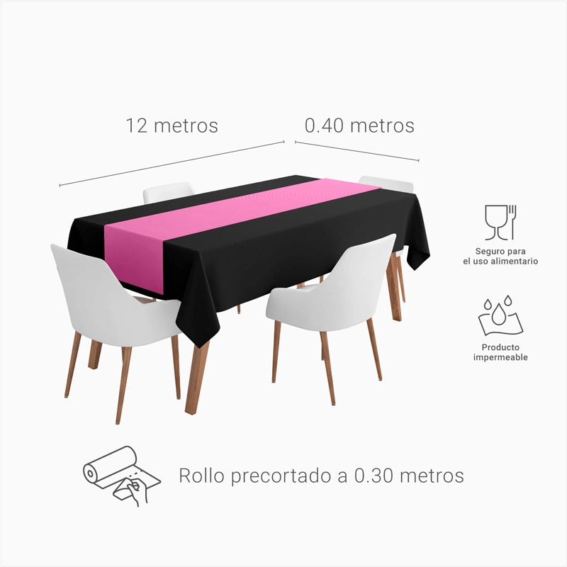TNT Table Road Roll of 12M with 0.30cm pink