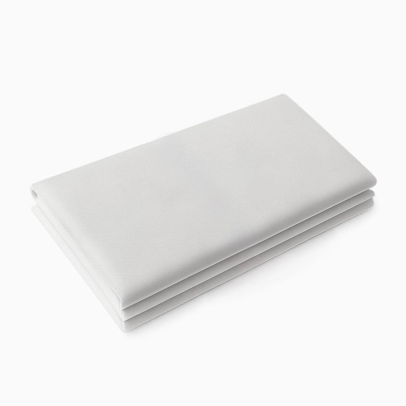 White 1 x 1 m square TNT tablecloth (50 units)