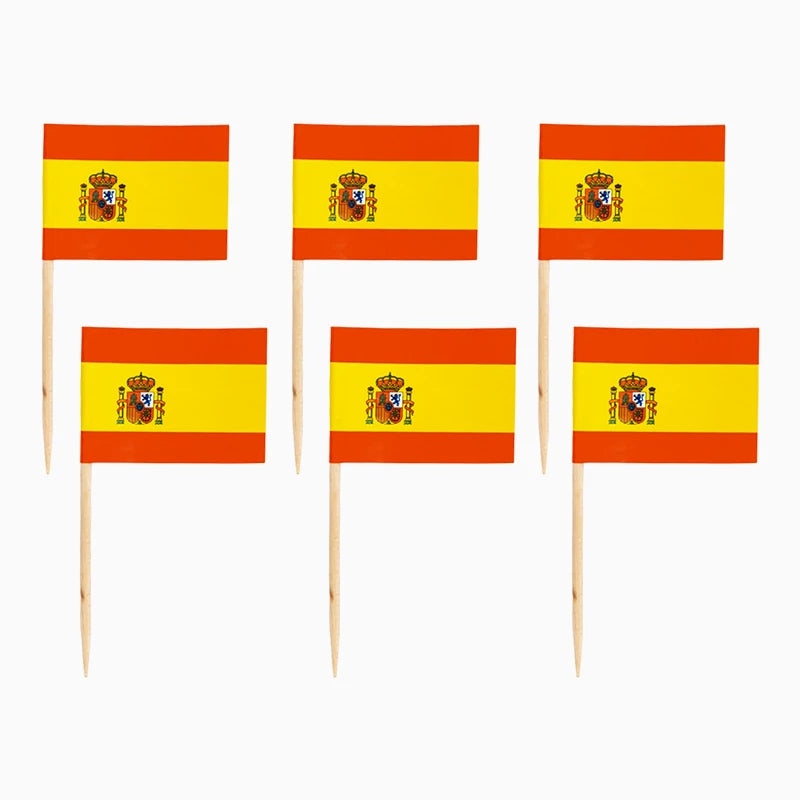 Pinchos Bandeiras da Espanha