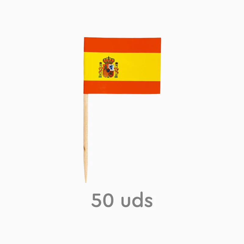 Inspiracion con Pinchos Bandeiras da Espanha