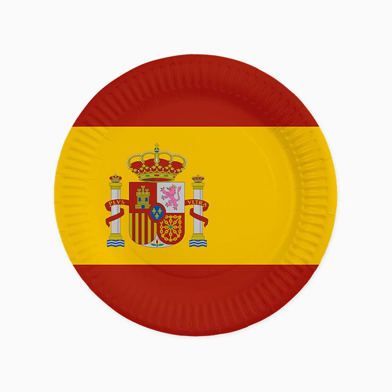Plato Cartón Llano Redondo Ø 23 cm España