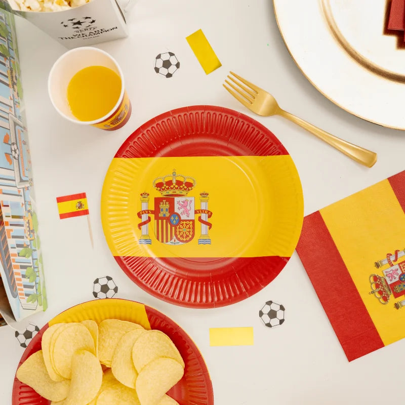 Inspiracion con Plato Cartón Llano Redondo Ø 23 cm España