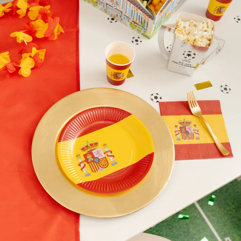 Inspiracion con Plato Cartón Llano Redondo Ø 23 cm España