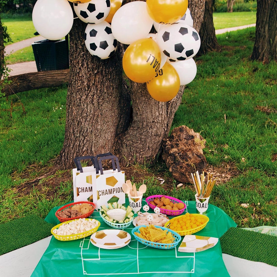 Juego Vajilla Desechable Para Fiesta - 82 Piezas, Tema Lazo Rosa, Para 20 Personas, Incluye Platos, Vasos, Servilletas Y Decoración