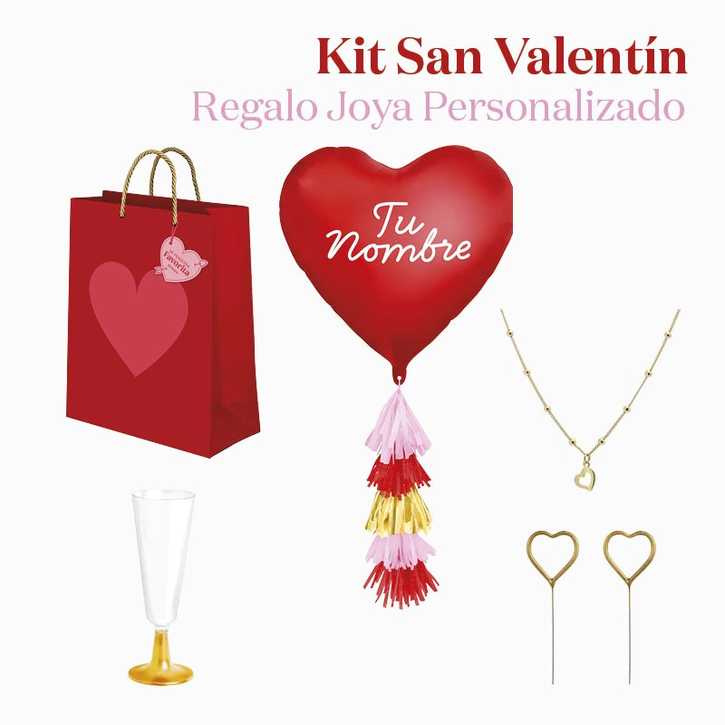 Kit regalo personalizzato San Valentine Heart
