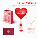 Personalized gift kit collar valentine