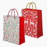 Bolsa Regalo Grande Navidad 30 x 10 x 42 cm Natural Christmas