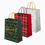 Bolsa Regalo Mediana Navidad 26 x 10 x 32 cm Acebo