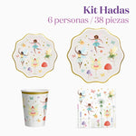 Basic Table Kit 6 People Fairies 38 pieces