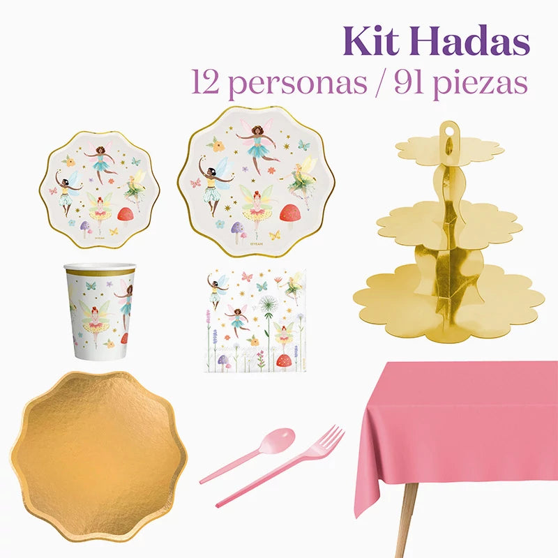 Kit Tavolo Premium 12 Persone Fata 121 pezzi