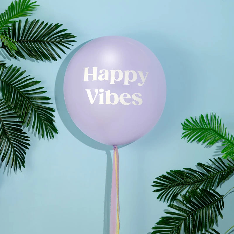 Jumbo Globo 60 cm Tessuto di vernice Lila Gasas Yellic