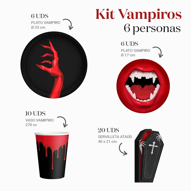 Kit di base Dracula di base 6 persone