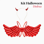 Kit de costumes de démon Halloween