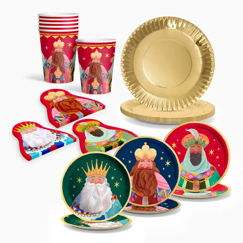 Basic Table Kit Three Kings Night Gold 6 People 40 pieces