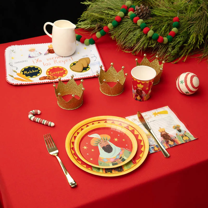 Kit Mesa Basic Noche de Reyes Magos 6 Personas 48 piezas