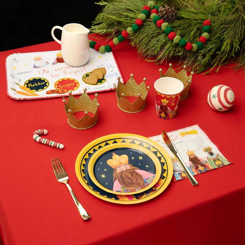 Kit Mesa Basic Noche de Reyes Magos 6 Personas 48 piezas