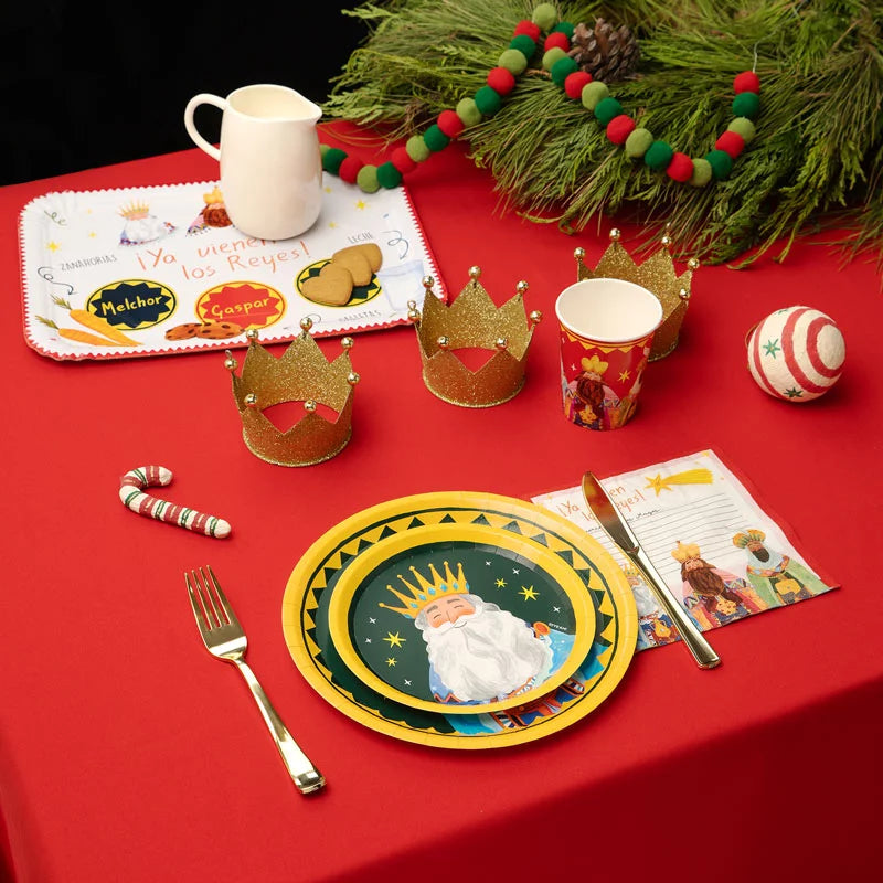 Kit Mesa Basic Noche de Reyes Magos 6 Personas 48 piezas