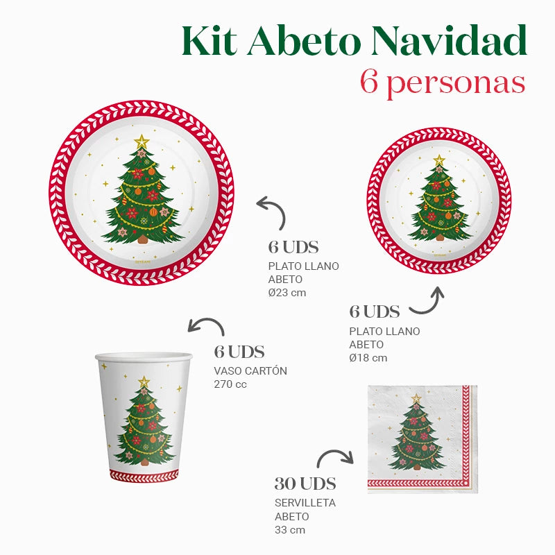 Basic Christmas Basic Kit 6 people fir